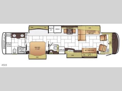 Floorplan - 2015 Newmar London Aire 4503