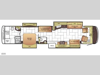 Floorplan - 2015 Newmar London Aire 4599