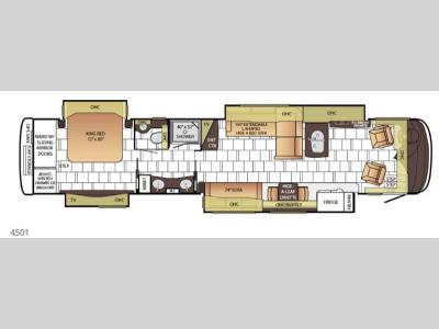 Floorplan - 2015 Newmar Mountain Aire 4501