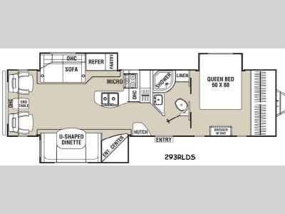 Floorplan - 2015 Coachmen RV Freedom Express Liberty Edition 293RLDS