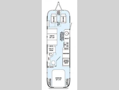 Floorplan - 2015 Airstream RV International Serenity 30 Recliner