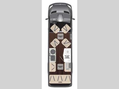 Floorplan - 2015 Airstream RV Interstate Lounge Lounge