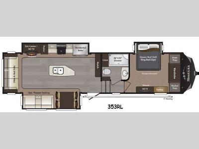 Floorplan - 2015 Keystone RV Montana High Country 353RL