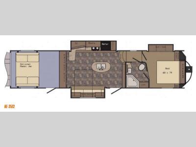 Floorplan - 2015 CrossRoads RV Altitude AF-3512