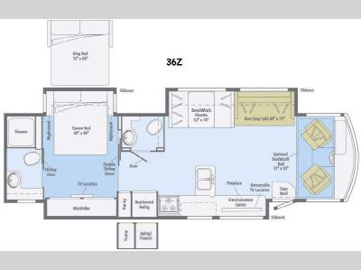 Floorplan - 2015 Winnebago Sightseer 36Z