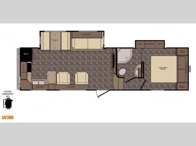 Floorplan - 2016 CrossRoads RV Cruiser Aire CAF28RK