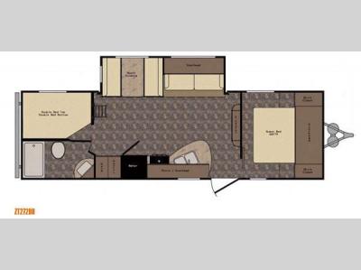 Floorplan - 2016 CrossRoads RV Z 1 ZT272BH