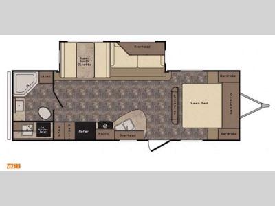 Floorplan - 2016 CrossRoads RV Zinger ZT25RB