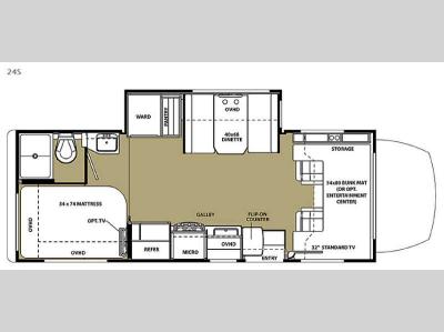 Floorplan - 2015 Forest River RV Solera 24S