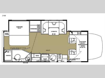 Floorplan - 2015 Forest River RV Solera 24W