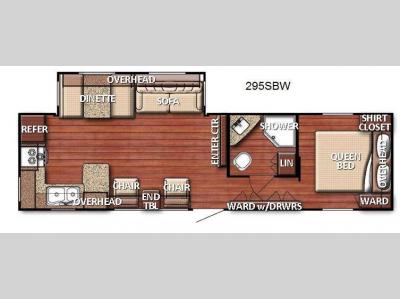 Floorplan - 2016 Gulf Stream RV Kingsport 295 SBW