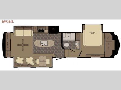 Floorplan - 2016 Redwood RV Redwood 31SL