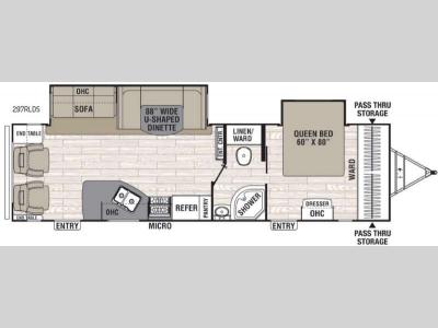Floorplan - 2016 Coachmen RV Freedom Express 297RLDS
