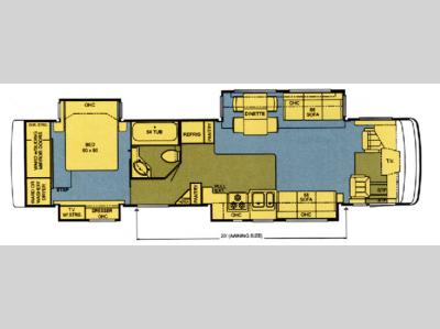 Floorplan - 2006 Newmar Kountry Star Diesel KSDP 3909