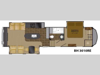 Floorplan - 2016 Heartland Bighorn 3010RE