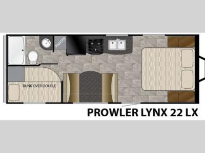 Floorplan - 2016 Heartland Prowler Lynx 22 LX
