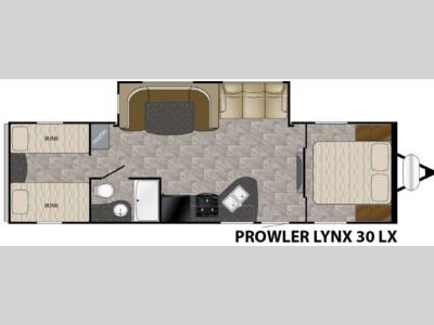 Floorplan - 2016 Heartland Prowler Lynx 30 LX