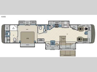 Floorplan - 2016 Forest River RV Berkshire XL 40RB