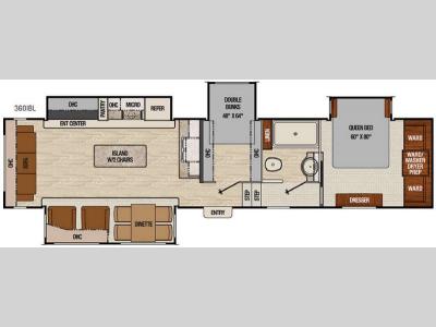 Floorplan - 2016 Coachmen RV Chaparral 360IBL