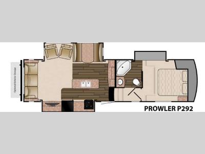 Floorplan - 2015 Heartland Prowler P292