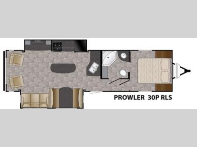 Floorplan - 2016 Heartland Prowler 30P RLS