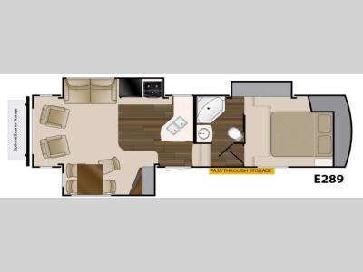 Floorplan - 2016 Heartland ElkRidge Xtreme Light E289