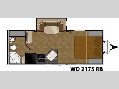 Floorplan - 2016 Heartland Wilderness 2175RB