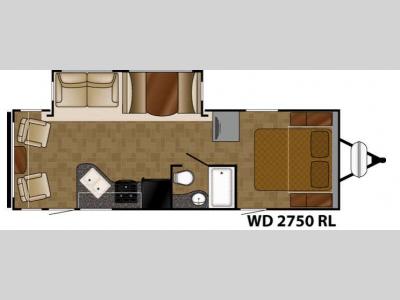 Floorplan - 2016 Heartland Wilderness 2750RL