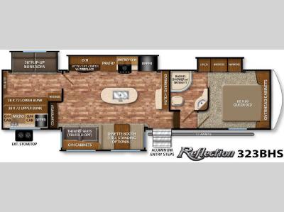 Floorplan - 2016 Grand Design Reflection 323BHS