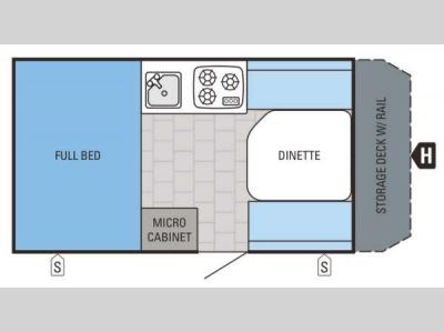 Floorplan - 2016 Jayco Jay Series Sport Hardwall 12HMD