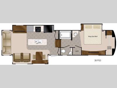 Floorplan - 2016 DRV Luxury Suites Mobile Suites 38 PS3
