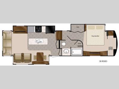 Floorplan - 2016 DRV Luxury Suites Mobile Suites 38 RSB3