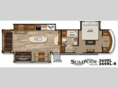 Floorplan - 2016 Grand Design Solitude 369RL