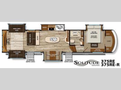 Floorplan - 2016 Grand Design Solitude 375RE