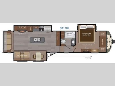 Floorplan - 2016 Keystone RV Montana 3611 RL