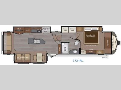 Floorplan - 2016 Keystone RV Montana 3721 RL