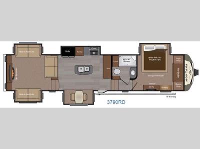 Floorplan - 2016 Keystone RV Montana 3790 RD