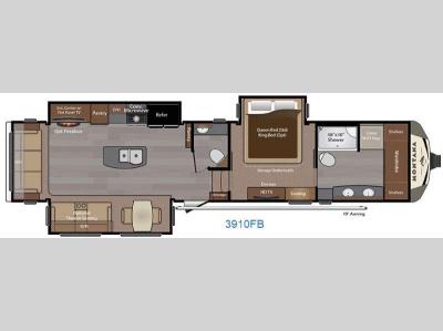 Floorplan - 2016 Keystone RV Montana 3910 FB