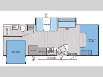 Floorplan - 2016 Jayco Redhawk 26X1