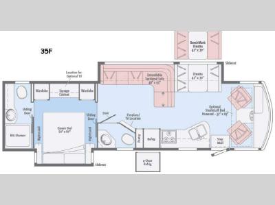 Floorplan - 2016 Itasca Sunstar LX 35F