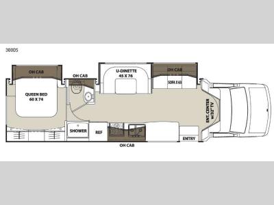 Floorplan - 2016 Coachmen RV Concord 300DS Chevy