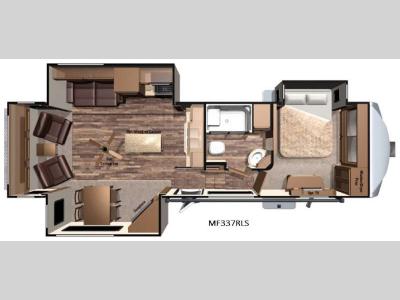 Floorplan - 2016 Highland Ridge RV Mesa Ridge MF337RLS