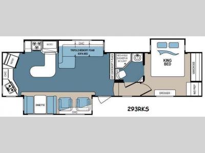 Floorplan - 2016 Dutchmen RV Denali 293RKS