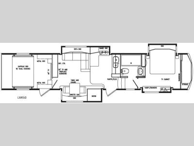 Floorplan - 2016 DRV Luxury Suites FullHouse LX450