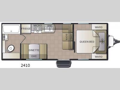 Floorplan - 2016 Pacific Coachworks Sea Breeze 2410