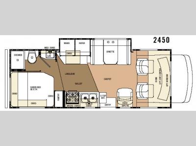 Floorplan - 2007 Forest River RV Sunseeker 2450S
