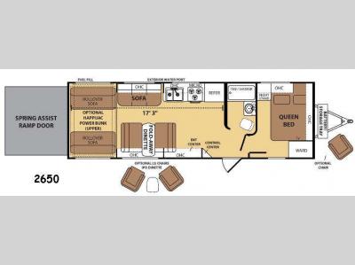 Floorplan - 2016 Dutchmen RV Razorback 2650
