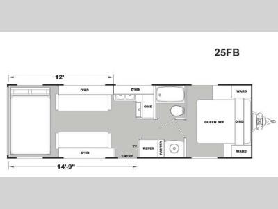 Floorplan - 2016 Eclipse Stellar Metal 25FB