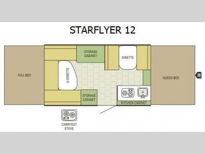 Floorplan - 2016 Starcraft Starflyer 12