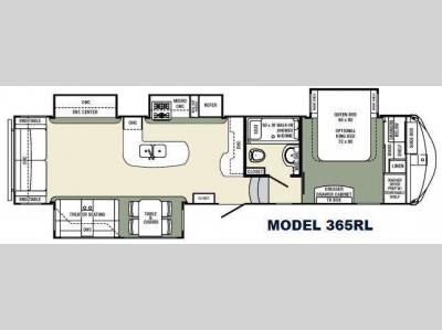 Floorplan - 2016 Palomino Columbus F365RL